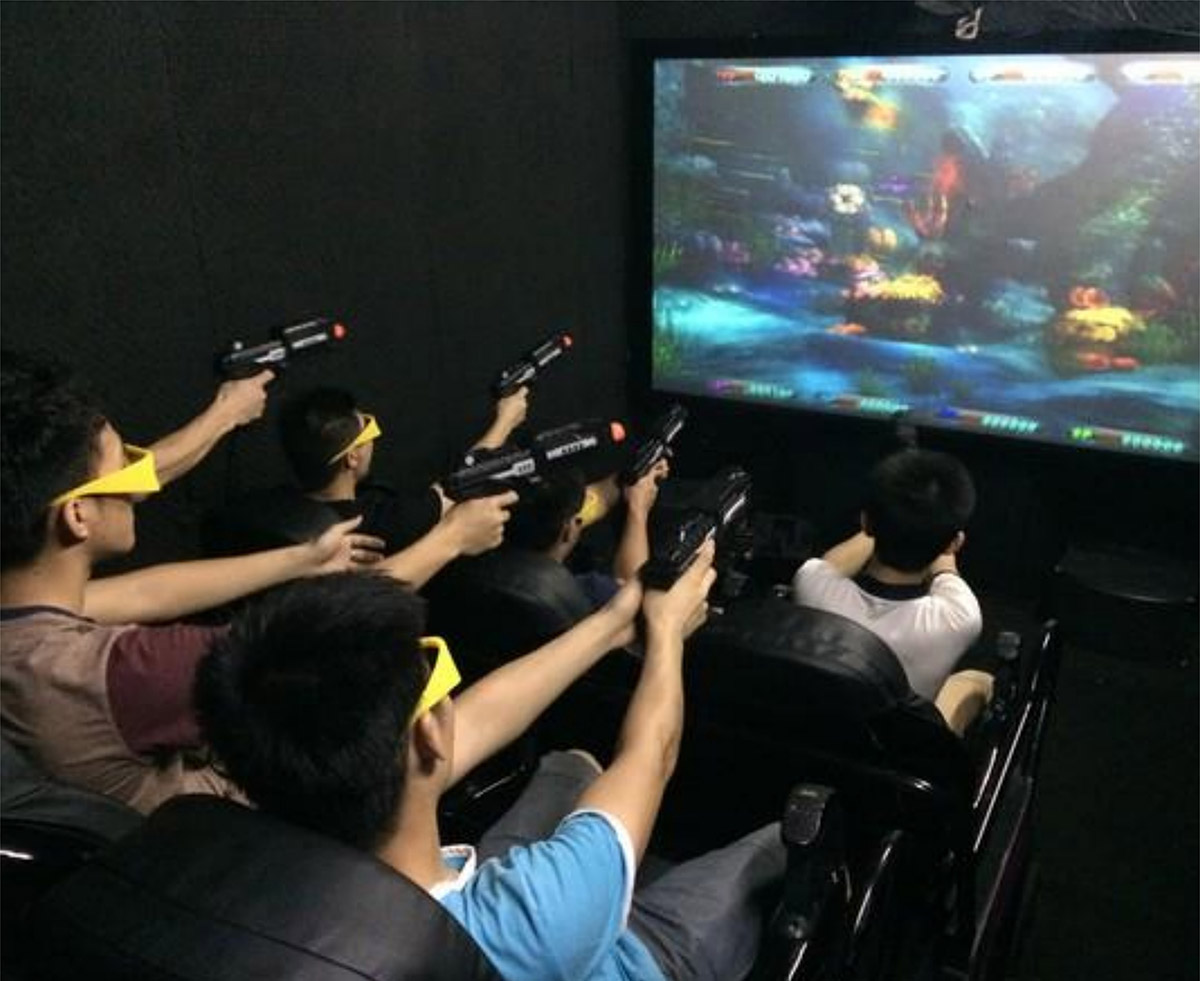 南丰科普教育7D互动游戏影院