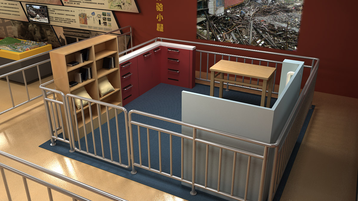 科普教育小型校园地震模拟平台