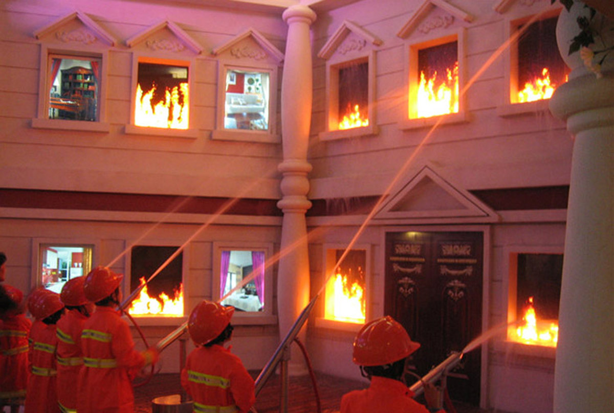 克拉玛依科普教育消防现场消防体验馆