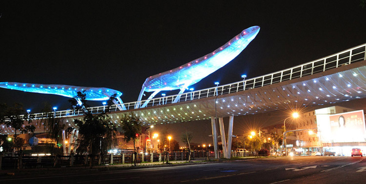 广水科普教育巨幅广告投影灯