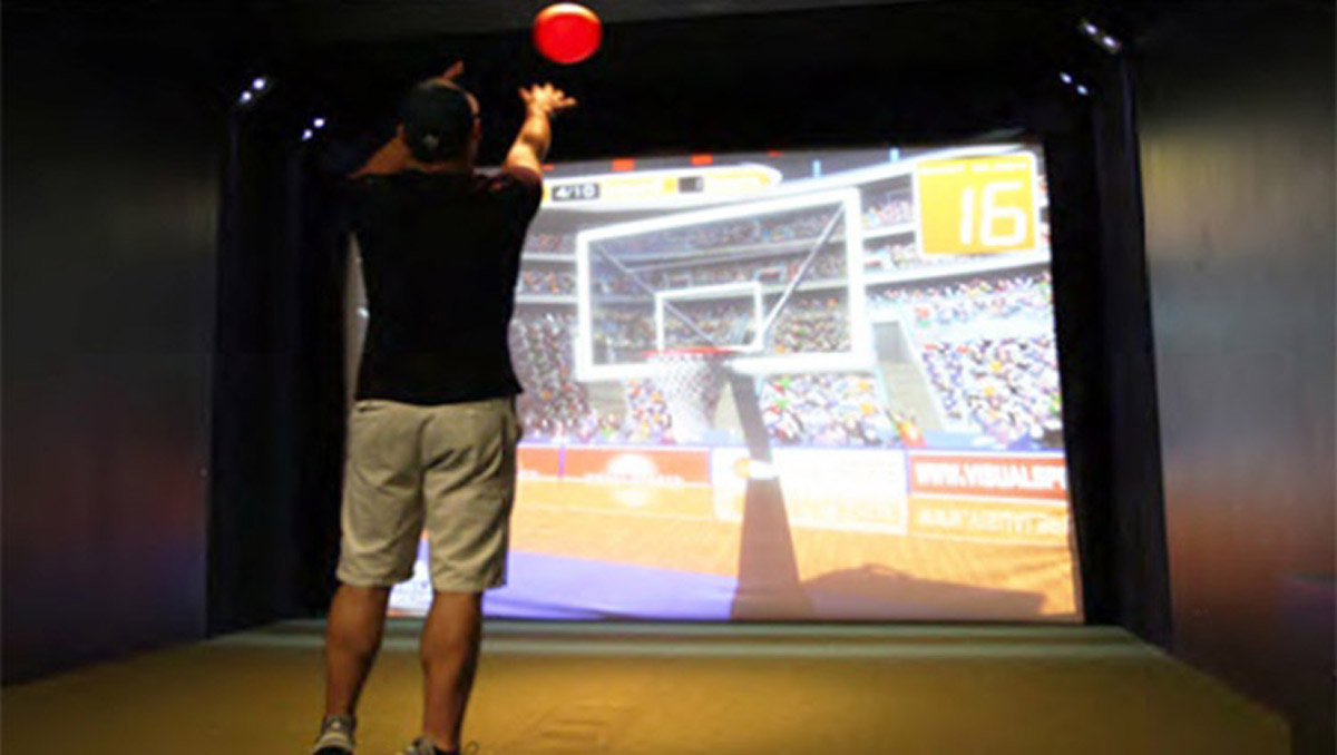 武隆科普教育虚拟篮球体验